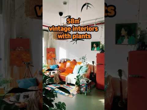 Room Tour, 59 square meter one-bedroom vintage interior.