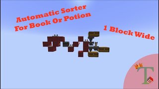 Celebrity Book / Potion Sorter│1 Block Wide Profile