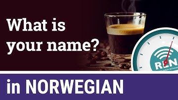 How to say "my name is..." and ask "what is your name?" in Norwegian - One Minute Norwegian Lesson 6