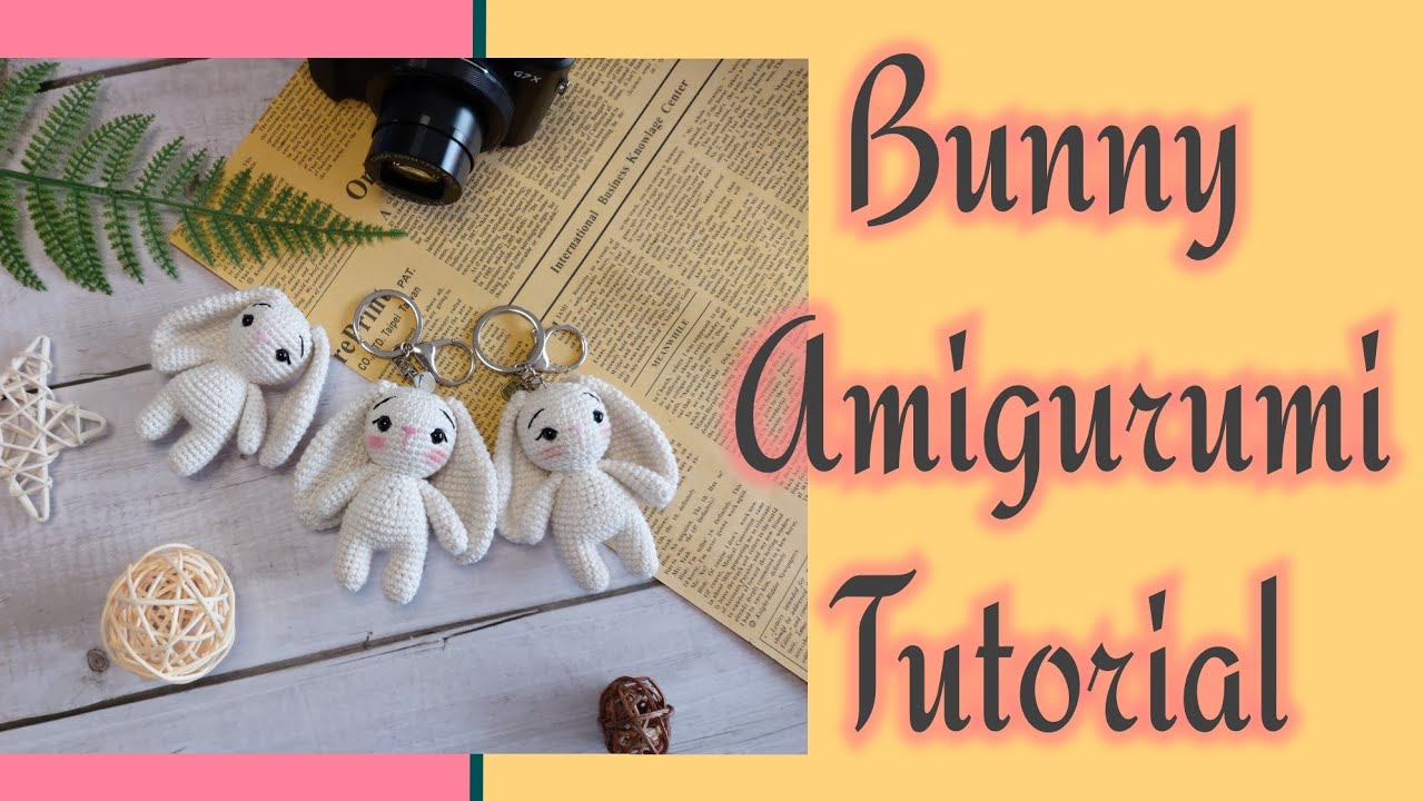 How to crochet amigurumi bunny | crochet Bunny keychain