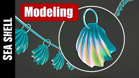 BLENDER: SEA SHELL (MODELING)