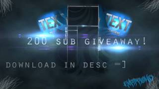 200! Sub Giveaway | Bg&Logo
