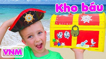Trẻ em tìm thấy đồ chơi cướp biển đồ chơi video cho trẻ em từ Vlad và Nikita