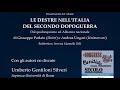 Presentazione volume "Le destre nell'Italia del secondo dopoguerra".
