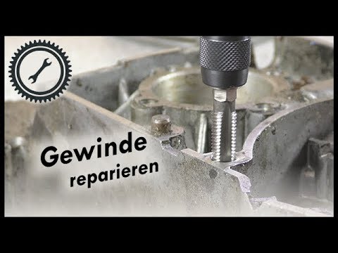 Gewinde reparieren & Stehbolzen erneuern - Simson Tutorial