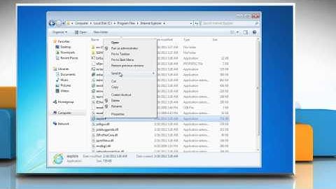 Internet Explorer icon missing