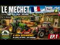 🌾🚜 A New Beginning on Le Méchet! 🇫🇷 | FS25 Realistic Farm Start Ep.1 🐄🌱