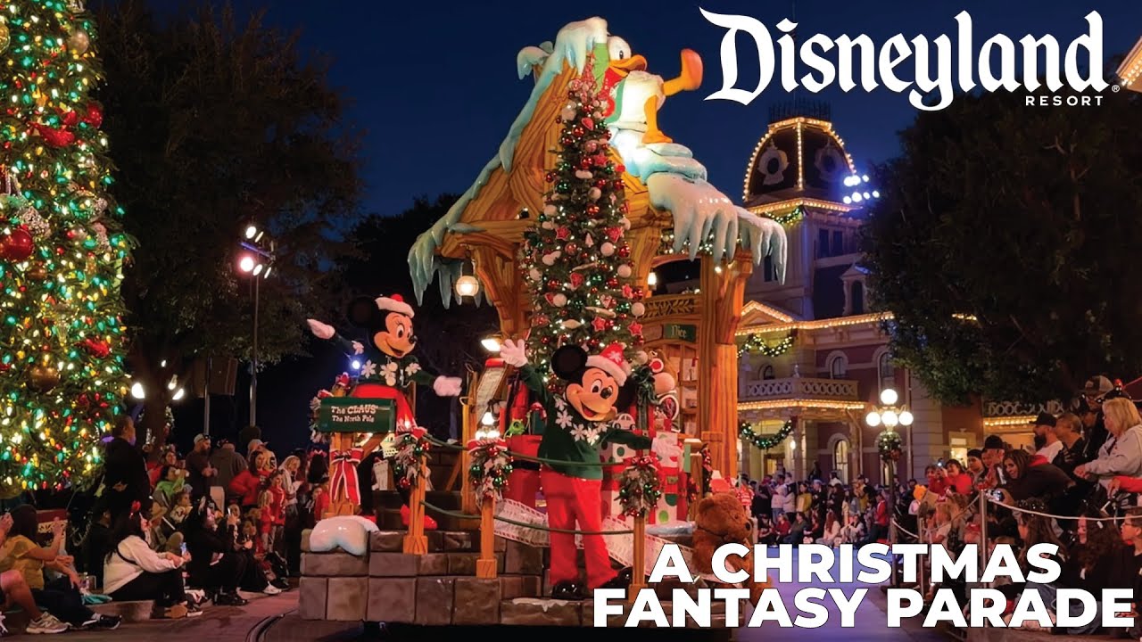 A Christmas Fantasy Parade 2025 - Disneyland #Disneyland #Christmas #Holidays 