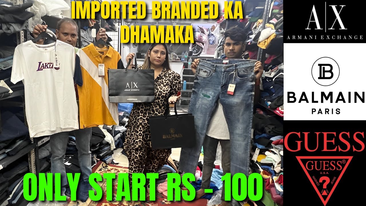 Imported Branded Mens Wear Brand Like- Armani Balmain GUESS | WHOLESALE RETAIL From Direct Warehouse