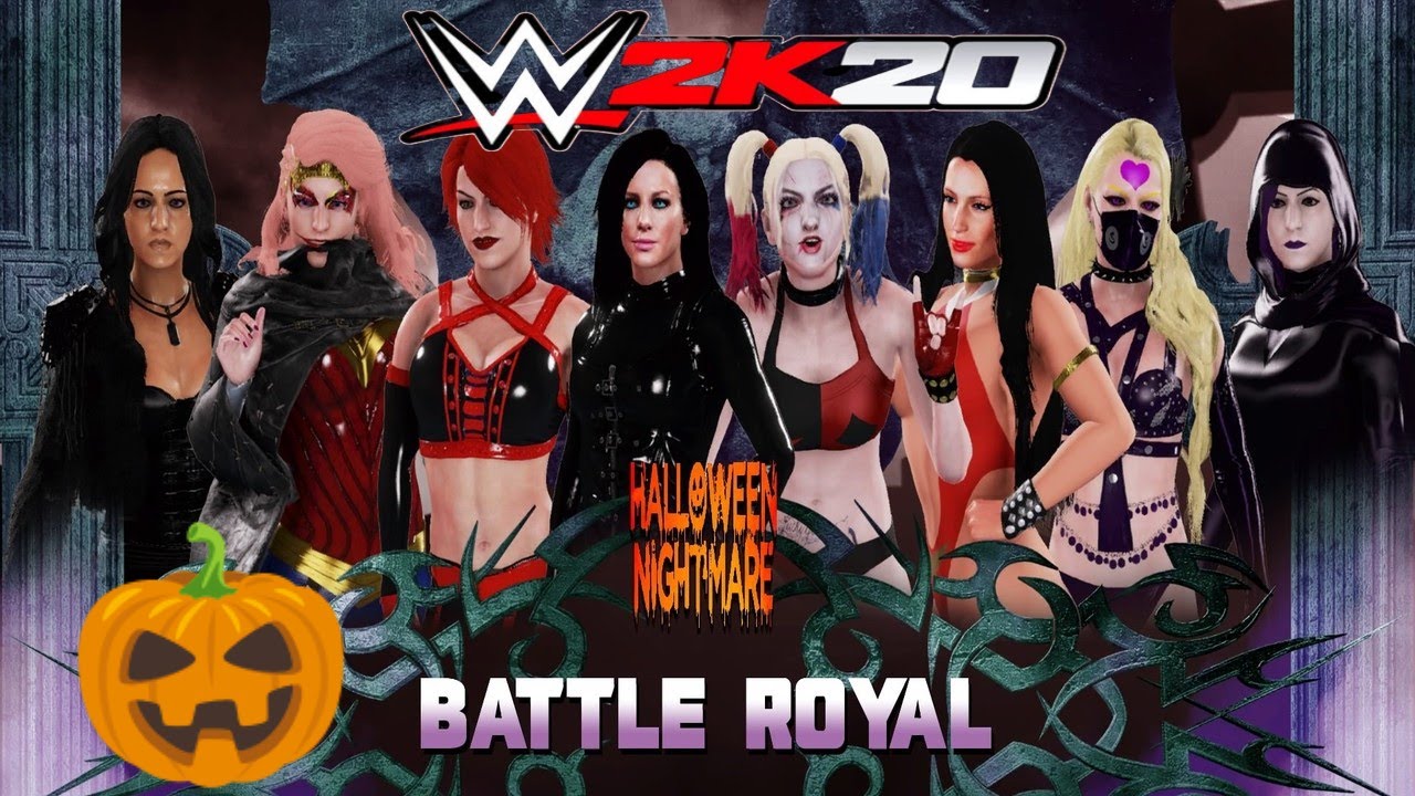 Halloween 2020 Special! - WWE 2K20 Eight Woman Halloween Nightmare