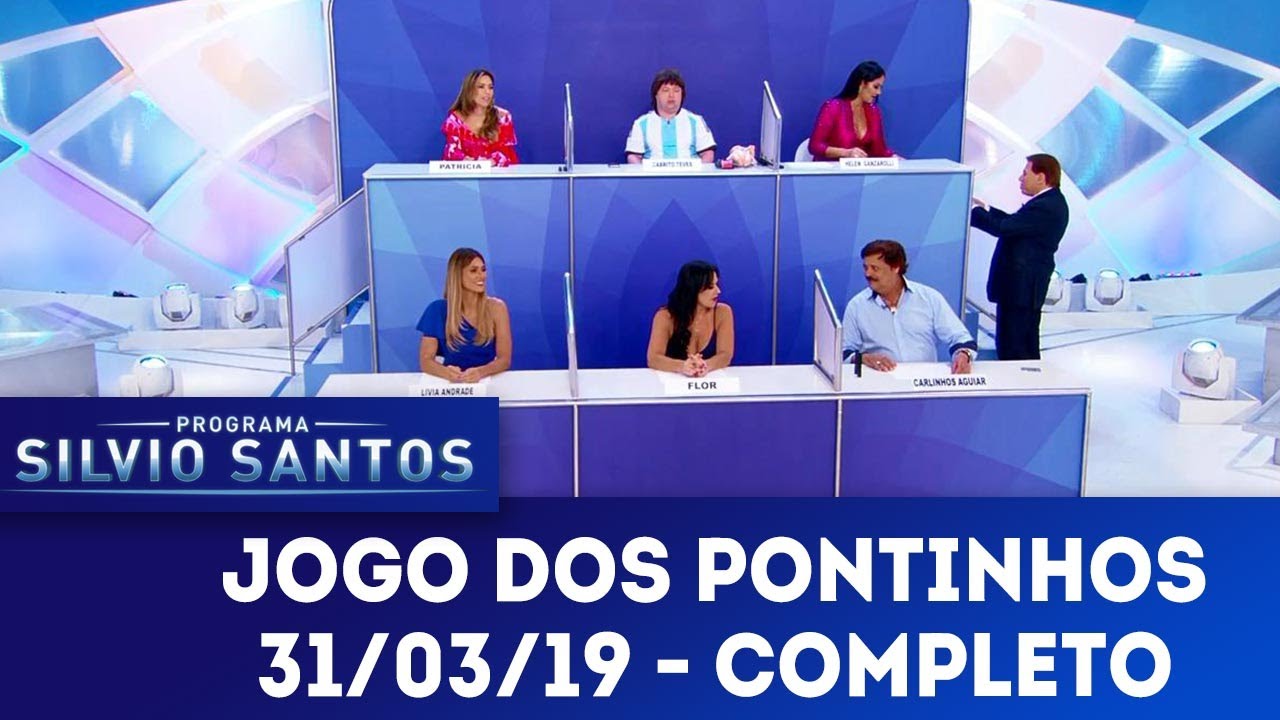 Programa Silvio Santos - O Jogo dos Pontinhos deste último