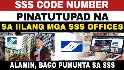 ✅SSS CODE SCHEME 2023: Mahalagang Impormasyon na Dapat Alm mo.SSS Offices Rules