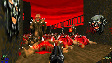 Doom 2 Plutonia Revisited - prcp.zip - MAP13 Slaughter Zone - UVMAX 100% Secrets - 1080p 60fps