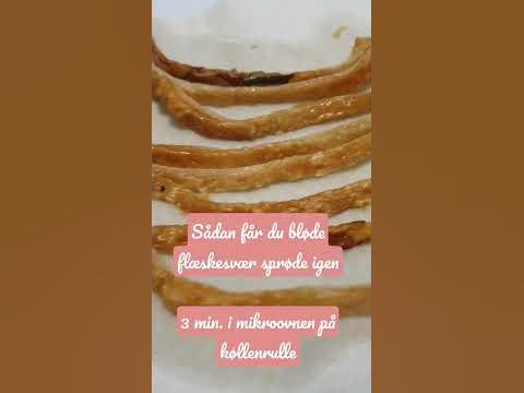 Sådan får du bløde flæskesvær sprøde igen #flæskesvær - YouTube