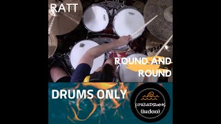 Ratt Round and Round (Drums Only) Play Along by Praha Drums Official (29.c)