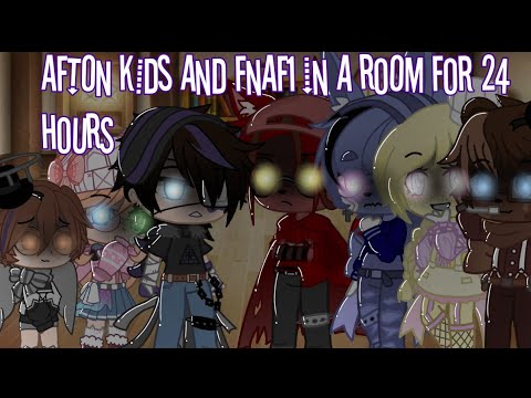 ♡°•°Afton Kids & FNAF1 In A Room for 24 Hours!°•°Gacha Club°•°FNAF♡