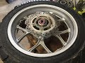 Honda nc750x  motorcycle wheel bearing replacment