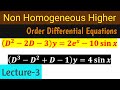 Non homogeneous higher order differential equations  part 2  mathematical methods exercise 102