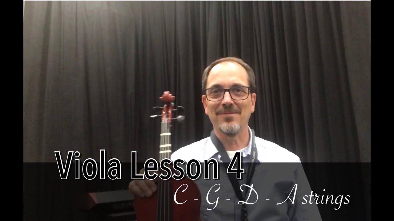 Viola Lessons David Viola Lesson 4 - YouTube