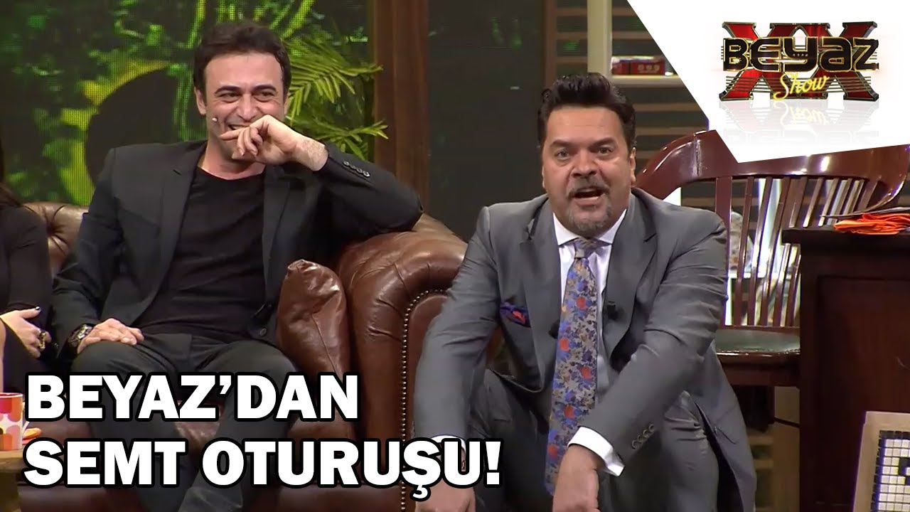 Beyaz'ın Oturuşu Herkesi Güldürdü! - Beyaz Show
