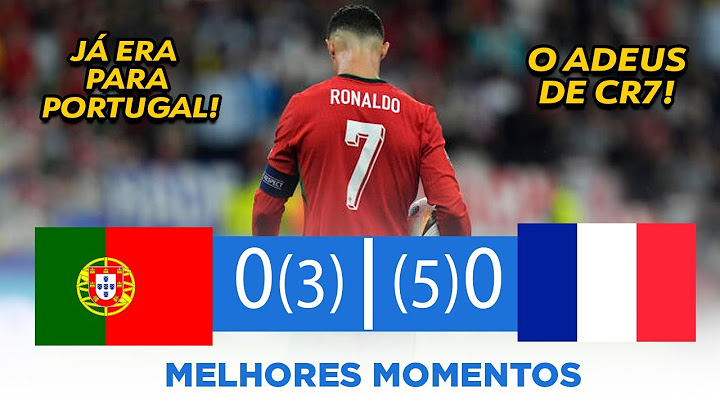 O ADEUS DE CR7 | Portugal 0 (3)x(5) 0 França | Melhores Momentos HD | Euro 2024
