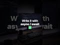 JavaScript Developers: STOP Writing Callback Hell #javascript #coding #programming #shots