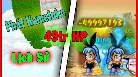 Ngọc Rồng Online - Siêu Phẩm Trái Đất Đánh Cùng Cú Kamejoko Lịch Sử 50 Triệu HP