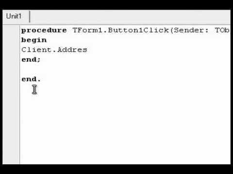 Delphi 7 - internet sockets TCP/IP [PL] - YouTube