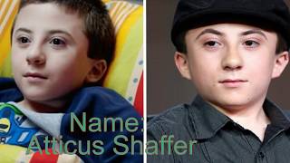Atticus Shaffer Then & Now!
