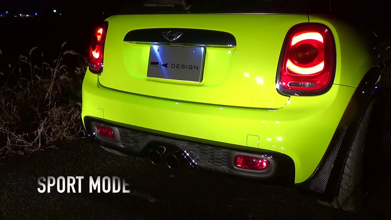 Mini By Rk Design 2016 MINI Cooper-S RK DESIGN exhaust pure sound clip ※こちらの商品は、廃番となりました ...