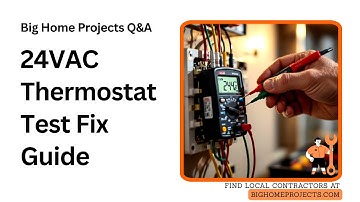 Thermostat R to C 24VAC test method with phantom voltage checks