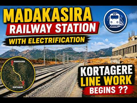 KORTAGERE RAILWAY LINE WORK BEGINS | MADAKASIRA with ELECTRIFICATION | JUNE LATEST UPDATE | I R
