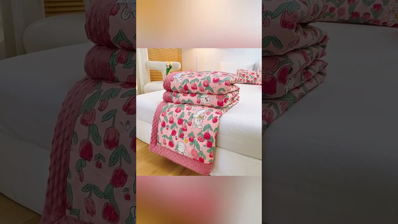 Versatile Comfort: 3D Dimples, Glow-in-the-Dark, Eco-Friendly Blanket! 🌍🛋️