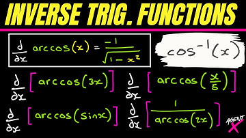 Derivative of Inverse Trig Functions | arccos(x)