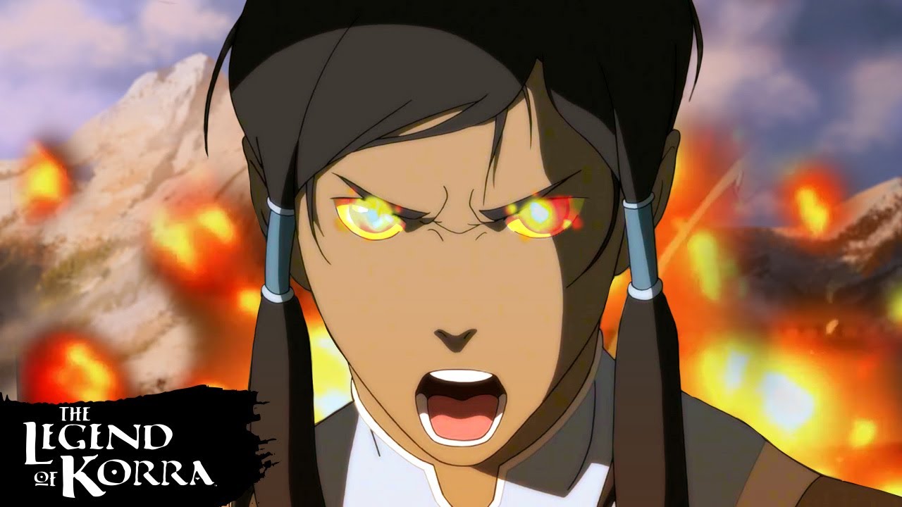 Korra Unleashing Her Rage For 15 Minutes | The Legend of Korra