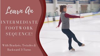 Learn an Intermediate Figure Skating Footwork Sequence
