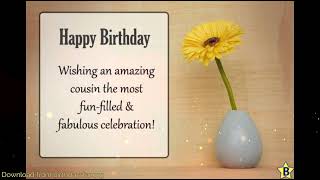 Happy Birthday Cousin Pics and Images with Quotes in Hd || Whatsapp Birthday Status and Wishes