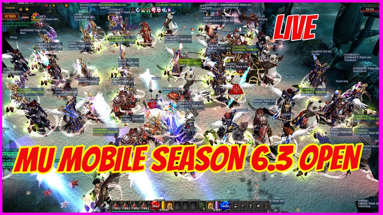 🔴Mu Online Season 6.3 Mobile Open Chính Thức Đông Như Quân Nguyên Mông ...