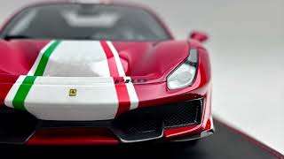 BBR Ferrari 488 Pista Piloti #51 🚨 Limited 11/30 Rosso Corsa Collector Model