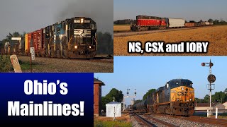 Mainlines of Northwest Ohio in 2011; NS, CSX and Indiana and Ohio Railway