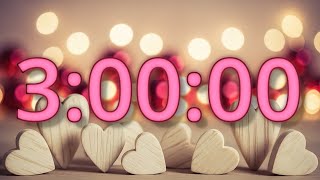 3 Hour Timer | 180 Minute Timer | Valentine's Day Timer
