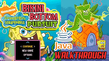 Sponge Bob: Bikini Bottom Pursuit JAVA GAME (Glu Mobile 2008 year) FULL WALKTHROUGH