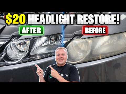 $20 Headlight Restore! | Cerakote Headlight Restoration Kit