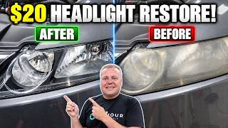 $20 Headlight Restore! | Cerakote Headlight Restoration Kit