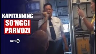 UCHUVCHINING SAMOLYOT BORTIDAGI NUTQI YO'LOVCHILARNI TA'SIRLANTIRDI