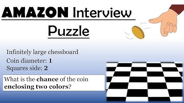 Amazon Interview Question - Coin on a Chess Board - Probability Puzzle