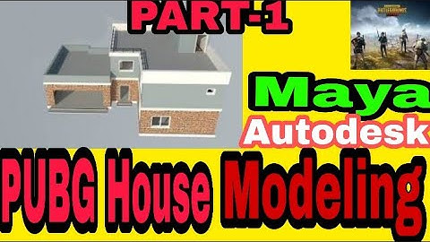 PUBG house modeling || maya autodesk | Part-1