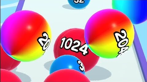 Ball Run 2048 - All Levels Gameplay Android, iOS ( Levels 838-840