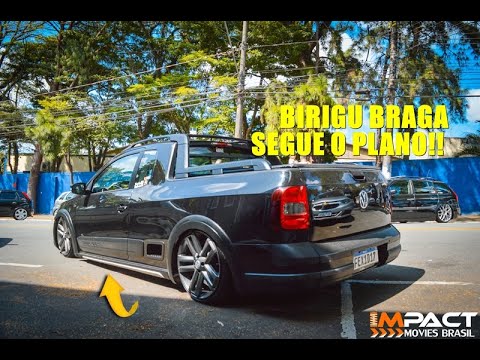 VW Gol Quadrado Rebaixado Aro 16 Suspensão Rosca - Impact-Movies Brasil