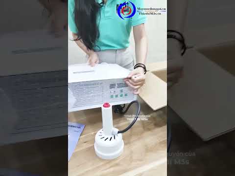Xem video sản phẩm Máy dán màng seal 500A